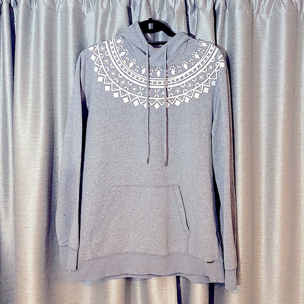 On The Byas Rowe Neck Gray Hoodie